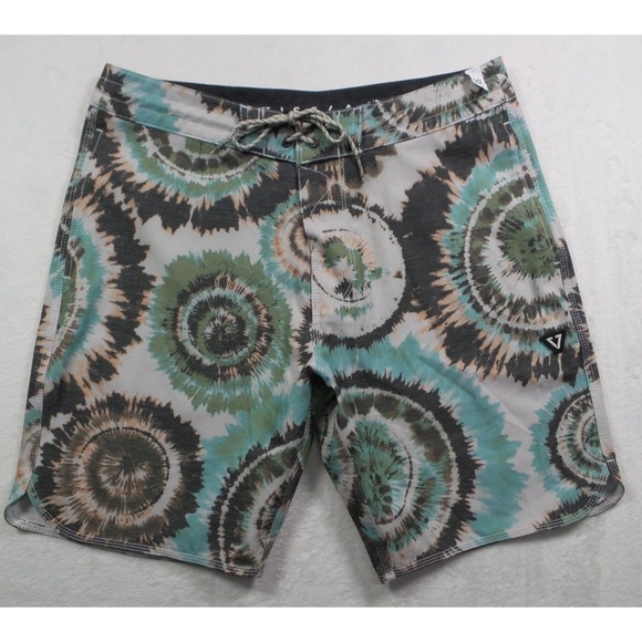 VISSLA Other - Vissla Shorts Mens Size 32 Green Shred Head Boardshorts Drawstring Pockets NWT